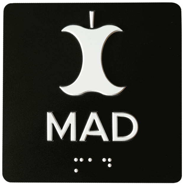 Taktil piktogram af madaffald